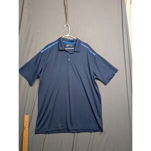 Nike Golf Dri-FIT Graphic Polo Navy/Signal Blue Size 2XL